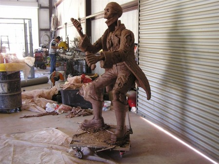captain jack in clay side view copy